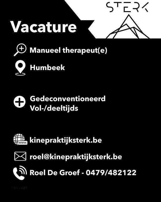 Vacature bij Kinepraktijk Sterk